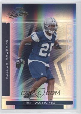 2006 Playoff Absolute Memorabilia - [Base] #205 - Rookie - Pat Watkins /999