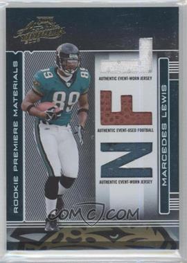 2006 Playoff Absolute Memorabilia - [Base] #256 - Rookie Premiere Materials - Marcedes Lewis /849