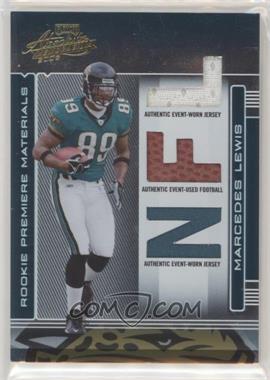 2006 Playoff Absolute Memorabilia - [Base] #256 - Rookie Premiere Materials - Marcedes Lewis /849