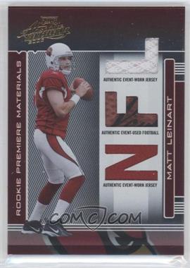 2006 Playoff Absolute Memorabilia - [Base] #261 - Rookie Premiere Materials - Matt Leinart /849