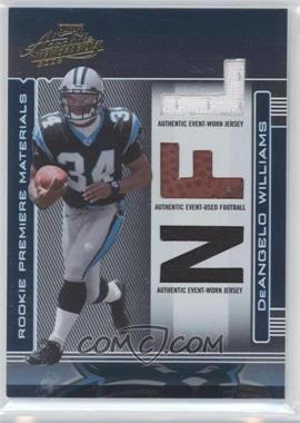 2006 Playoff Absolute Memorabilia - [Base] #277 - Rookie Premiere Materials - DeAngelo Williams /849