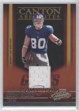 2006 Playoff Absolute Memorabilia - Canton Absolutes - Materials #CA-24 - Jeremy Shockey /150