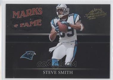 2006 Playoff Absolute Memorabilia - Marks of Fame - Gold #MF - 25 - Steve Smith /100
