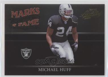 2006 Playoff Absolute Memorabilia - Marks of Fame - Gold #MF - 47 - Michael Huff /100