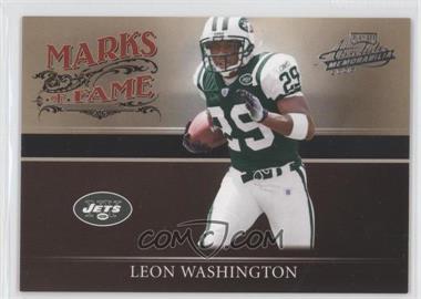 2006 Playoff Absolute Memorabilia - Marks of Fame #MF - 50 - Leon Washington /250