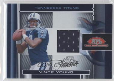 2006 Playoff Absolute Memorabilia - NFL Rookie Jersey Collection #RJC-31TE - Vince Young