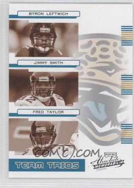 2006 Playoff Absolute Memorabilia - Team Trios #TTR-5 - Byron Leftwich, Jimmy Smith, Fred Taylor /200