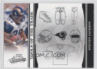 2006 Playoff Absolute Memorabilia - Tools of the Trade - Black #TOT-128 - Steven Jackson /50