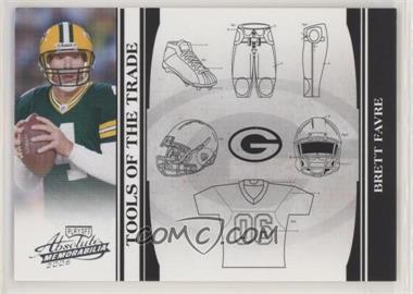 2006 Playoff Absolute Memorabilia - Tools of the Trade - Black #TOT-21 - Brett Favre /50