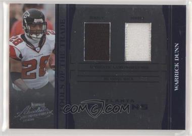 2006 Playoff Absolute Memorabilia - Tools of the Trade - Blue Double Materials #TOT-147 - Warrick Dunn /50