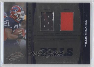 2006 Playoff Absolute Memorabilia - Tools of the Trade - Blue Double Materials #TOT-149 - Willis McGahee /50