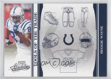 2006 Playoff Absolute Memorabilia - Tools of the Trade - Blue #TOT-112 - Reggie Wayne /75