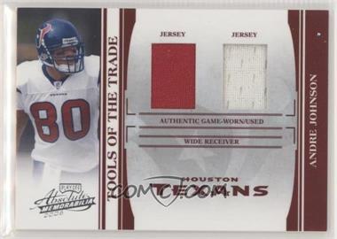 2006 Playoff Absolute Memorabilia - Tools of the Trade - Red Double Materials #TOT-7 - Andre Johnson /100