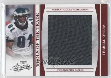 2006 Playoff Absolute Memorabilia - Tools of the Trade - Red Jumbo Materials #TOT-132 - Terrell Owens /50