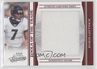 2006 Playoff Absolute Memorabilia - Tools of the Trade - Red Jumbo Materials #TOT-24 - Byron Leftwich /50 [EX to NM]