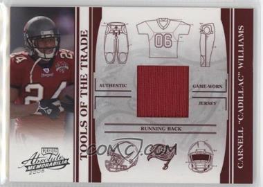 2006 Playoff Absolute Memorabilia - Tools of the Trade - Red Materials #TOT-25 - Carnell "Cadillac" Williams /100