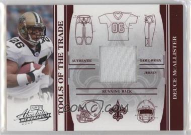 2006 Playoff Absolute Memorabilia - Tools of the Trade - Red Materials #TOT-47 - Deuce McAllister /100