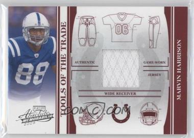 2006 Playoff Absolute Memorabilia - Tools of the Trade - Red Materials #TOT-98 - Marvin Harrison /100