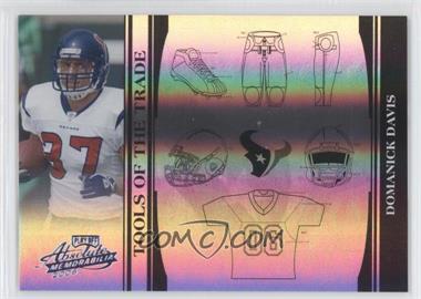 2006 Playoff Absolute Memorabilia - Tools of the Trade - Spectrum Black #TOT-48 - Domanick Davis /5