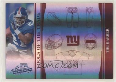 2006 Playoff Absolute Memorabilia - Tools of the Trade - Spectrum Red #TOT-135 - Tiki Barber /25
