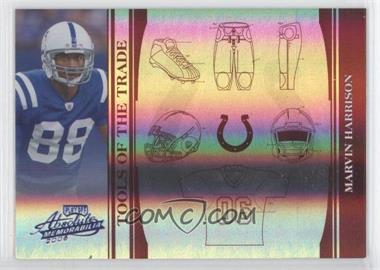 2006 Playoff Absolute Memorabilia - Tools of the Trade - Spectrum Red #TOT-98 - Marvin Harrison /25