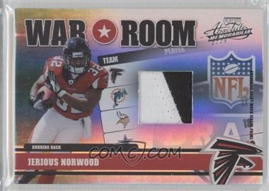 2006 Playoff Absolute Memorabilia - War Room - Spectrum Prime #WR-20 - Jerious Norwood /50