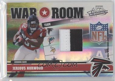 2006 Playoff Absolute Memorabilia - War Room - Spectrum Prime #WR-20 - Jerious Norwood /50