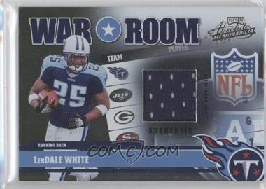 2006 Playoff Absolute Memorabilia - War Room #WR-9 - LenDale White /100