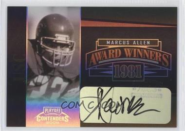 2006 Playoff Contenders - Award Winners - Signatures #AW-18 - Marcus Allen /200