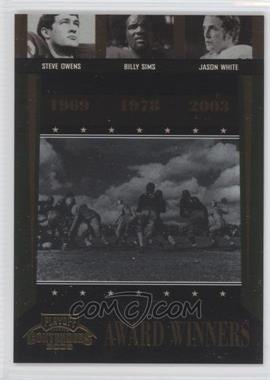 2006 Playoff Contenders - Award Winners #AW-42 - Steve Owens, Billy Sims, Jason White /1000