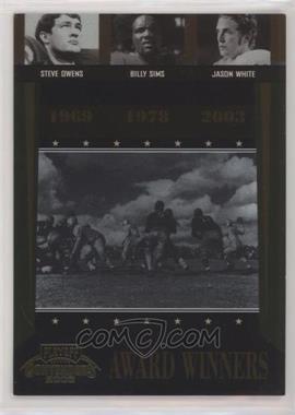 2006 Playoff Contenders - Award Winners #AW-42 - Steve Owens, Billy Sims, Jason White /1000 [Good to VG‑EX]