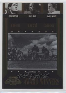 2006 Playoff Contenders - Award Winners #AW-42 - Steve Owens, Billy Sims, Jason White /1000