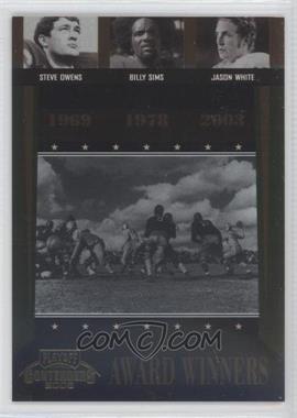 2006 Playoff Contenders - Award Winners #AW-42 - Steve Owens, Billy Sims, Jason White /1000