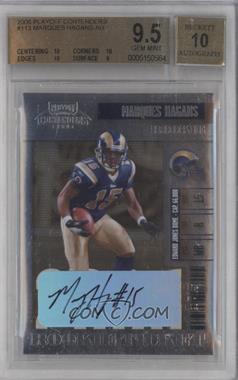 2006 Playoff Contenders - [Base] #113 - Marques Hagans [BGS 9.5 GEM MINT]