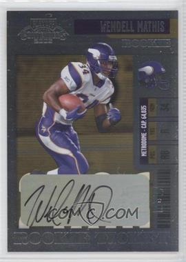 2006 Playoff Contenders - [Base] #153 - Wendell Mathis