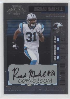 2006 Playoff Contenders - [Base] #171 - Richard Marshall