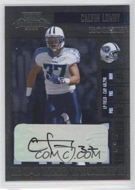 2006 Playoff Contenders - [Base] #185 - Calvin Lowry