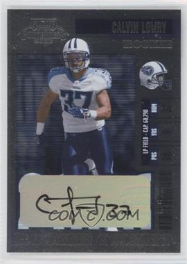 2006 Playoff Contenders - [Base] #185 - Calvin Lowry