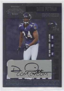 2006 Playoff Contenders - [Base] #209 - David Pittman [EX to NM]