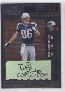 2006 Playoff Contenders - [Base] #222 - David Thomas