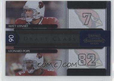 2006 Playoff Contenders - Draft Class #DC-10 - Matt Leinart, Leonard Pope /1000