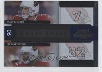 Matt Leinart, Leonard Pope #/1,000