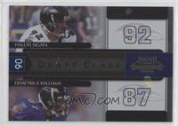 Haloti Ngata, Demetrius Williams [EX to NM] #/1,000