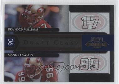 2006 Playoff Contenders - Draft Class #DC-22 - Brandon Williams, Manny Lawson /1000