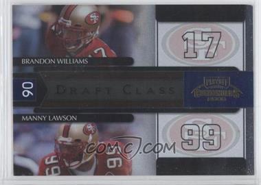 2006 Playoff Contenders - Draft Class #DC-22 - Brandon Williams, Manny Lawson /1000