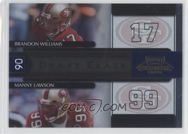 2006 Playoff Contenders - Draft Class #DC-22 - Brandon Williams, Manny Lawson /1000