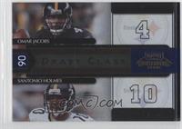 Omar Jacobs, Santonio Holmes #/1,000