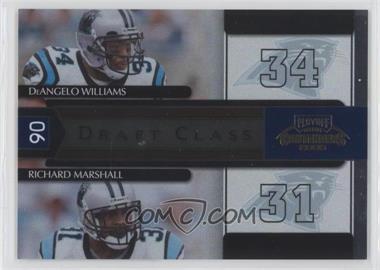 2006 Playoff Contenders - Draft Class #DC-27 - DeAngelo Williams, Richard Marshall /1000