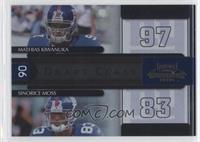 Mathias Kiwanuka, Sinorice Moss #/1,000