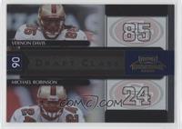 Michael Robinson, Vernon Davis #/1,000